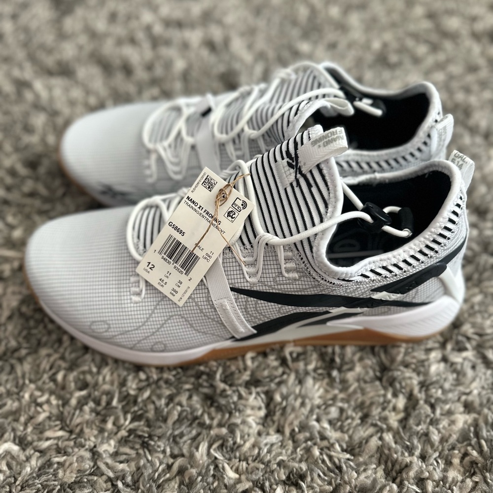 Reebok Nano X1 Froning size 12 mens white and black
